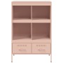 Aparador acero rosa 68x39x101,5 cm de , Aparadores - Ref: Foro24-843103, Precio: 155,88 €, Descuento: %