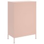 Aparador acero rosa 68x39x101,5 cm de , Aparadores - Ref: Foro24-843103, Precio: 155,88 €, Descuento: %