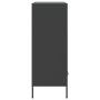 Aparador acero negro 68x39x101,5 cm de , Aparadores - Ref: Foro24-843108, Precio: 169,22 €, Descuento: %