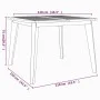 Mesa de jardín madera maciza de acacia 110x110x75 cm de vidaXL, Mesas de jardín - Ref: Foro24-310302, Precio: 145,15 €, Descu...