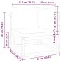 Sofá de jardín de esquina con cojines madera maciza de acacia by , Outdoor sofas - Ref: Foro24-4008176, Price: 137,86 €, Disc...