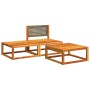 Set de sofás de jardín con cojines 3 pzas madera maciza acacia de , Sofás de exterior - Ref: Foro24-4008174, Precio: 227,88 €...