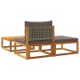 Set de sofás de jardín con cojines 3 pzas madera maciza acacia de , Sofás de exterior - Ref: Foro24-4008174, Precio: 227,88 €...