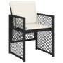 Set de comedor de jardín 9 pzas y cojines ratán sintético negro de , Conjuntos de jardín - Ref: Foro24-3210774, Precio: 351,3...