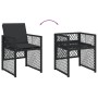Set comedor de jardín con cojines 15 pzas ratán sintético negro de , Conjuntos de jardín - Ref: Foro24-3210811, Precio: 765,0...