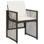 Set comedor de jardín y cojines 15 pzas ratán sintético marrón de , Conjuntos de jardín - Ref: Foro24-3210813, Precio: 801,52...