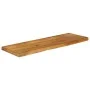 Tablero de mesa borde natural madera maciza mango 120x30x2,5 cm by , Table tops - Ref: Foro24-370530, Price: 74,34 €, Discoun...