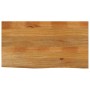 Tablero de mesa borde natural madera maciza mango 110x60x2,5 cm de , Tableros para mesas - Ref: Foro24-370551, Precio: 93,81 ...