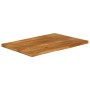 Tablero de mesa borde natural madera maciza mango 110x60x2,5 cm de , Tableros para mesas - Ref: Foro24-370551, Precio: 93,81 ...