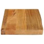 Tablero de mesa borde natural madera maciza mango 40x30x3,8 cm de , Tableros para mesas - Ref: Foro24-370570, Precio: 30,41 €...