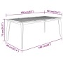 Mesa de jardín madera maciza de acacia 160x90x75 cm de vidaXL, Mesas de jardín - Ref: Foro24-310303, Precio: 204,55 €, Descue...