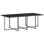 Set comedor para jardín 9 pzas y cojines ratán sintético marrón de , Conjuntos de jardín - Ref: Foro24-3210741, Precio: 535,8...