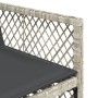 Set de comedor de jardín 11 pzas y cojines ratán sintético gris de , Conjuntos de jardín - Ref: Foro24-3210851, Precio: 695,7...