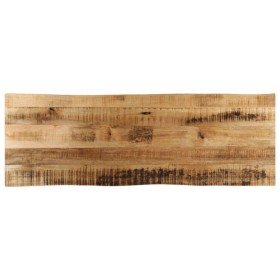 Tablero de mesa borde natural madera maciza mango 120x40x2,5 cm de , Tableros para mesas - Ref: Foro24-370662, Precio: 92,88 ...