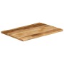 Tablero de mesa borde natural madera maciza mango 90x60x2,5 cm de , Tableros para mesas - Ref: Foro24-370669, Precio: 74,87 €...