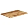 Tablero de mesa borde natural madera maciza mango 90x60x2,5 cm by , Table tops - Ref: Foro24-370669, Price: 64,81 €, Discount: %