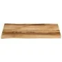 Tablero de mesa borde natural madera maciza mango 90x60x2,5 cm by , Table tops - Ref: Foro24-370669, Price: 64,81 €, Discount: %