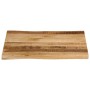 Tablero de mesa borde natural madera maciza mango 80x80x2,5 cm de , Tableros para mesas - Ref: Foro24-370674, Precio: 95,94 €...