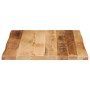 Tablero de mesa borde natural madera maciza mango 80x80x2,5 cm de , Tableros para mesas - Ref: Foro24-370674, Precio: 95,94 €...