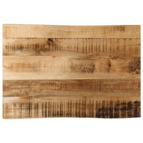 Tablero de mesa borde natural madera maciza mango 70x40x3,8 cm de , Tableros para mesas - Ref: Foro24-370681, Precio: 57,45 €...