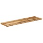 Tablero de mesa borde natural madera maciza mango 160x40x3,8 cm de , Tableros para mesas - Ref: Foro24-370688, Precio: 119,39...