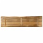 Tablero de mesa borde natural madera maciza mango 160x40x3,8 cm de , Tableros para mesas - Ref: Foro24-370688, Precio: 119,39...