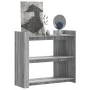 Mesa consola de madera de ingeniería gris Sonoma 100x35x90 cm by , Side tables - Ref: Foro24-848477, Price: 76,13 €, Discount: %