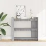 Mesa consola de madera de ingeniería gris Sonoma 100x35x90 cm by , Side tables - Ref: Foro24-848477, Price: 76,13 €, Discount: %