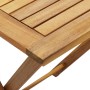 Mesa y sillas bistró plegables 3 pzas y cojines madera maciza de vidaXL, Conjuntos de jardín - Ref: Foro24-310275, Precio: 14...