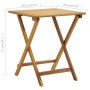 Mesa y sillas bistró plegables 3 pzas y cojines madera maciza de vidaXL, Conjuntos de jardín - Ref: Foro24-310275, Precio: 14...