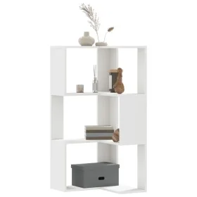Estantería de esquina 3 niveles madera blanco 50x50x102 cm de , Librerías y estanterías - Ref: Foro24-852591, Precio: 54,81 €...