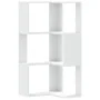 Estantería de esquina 3 niveles madera blanco 50x50x102 cm de , Librerías y estanterías - Ref: Foro24-852591, Precio: 54,81 €...
