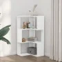 Estantería de esquina 3 niveles madera blanco 50x50x102 cm de , Librerías y estanterías - Ref: Foro24-852591, Precio: 54,81 €...