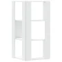 Estantería de esquina 3 niveles madera blanco 50x50x102 cm de , Librerías y estanterías - Ref: Foro24-852591, Precio: 54,81 €...