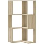 Estantería de esquina 3 niveles madera roble Sonoma 50x50x102cm de , Librerías y estanterías - Ref: Foro24-852593, Precio: 53...