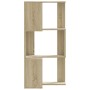 Estantería de esquina 3 niveles madera roble Sonoma 50x50x102cm de , Librerías y estanterías - Ref: Foro24-852593, Precio: 53...