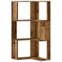 Estantería de esquina 3 niveles madera envejecida 50x50x102 cm de , Librerías y estanterías - Ref: Foro24-852598, Precio: 52,...