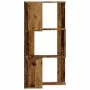 Estantería de esquina 3 niveles madera envejecida 50x50x102 cm de , Librerías y estanterías - Ref: Foro24-852598, Precio: 52,...