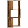 Estantería de esquina 3 niveles madera envejecida 50x50x102 cm de , Librerías y estanterías - Ref: Foro24-852598, Precio: 53,...