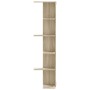 Estantería pared de esquina madera roble Sonoma 36,5x36,5x140cm de , Estantes y estanterías - Ref: Foro24-852629, Precio: 55,...