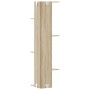 Estantería pared de esquina madera roble Sonoma 36,5x36,5x140cm de , Estantes y estanterías - Ref: Foro24-852629, Precio: 55,...