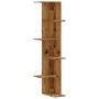 Estantería pared de esquina madera envejecida 36,5x36,5x140 cm de , Estantes y estanterías - Ref: Foro24-852634, Precio: 59,3...