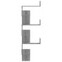 Estantería pared de esquina madera gris Sonoma 45x45x147 cm de , Estantes y estanterías - Ref: Foro24-852641, Precio: 48,87 €...