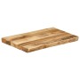 Tablero de mesa borde natural madera maciza mango 70x40x2,5 cm de , Tableros para mesas - Ref: Foro24-370657, Precio: 56,98 €...