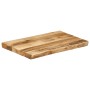 Tablero de mesa borde natural madera maciza mango 50x40x2,5 cm de , Tableros para mesas - Ref: Foro24-370655, Precio: 37,99 €...