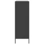 Aparador de acero negro 68x39x113 cm de , Aparadores - Ref: Foro24-842958, Precio: 141,24 €, Descuento: %
