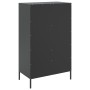 Aparador de acero negro 68x39x113 cm de , Aparadores - Ref: Foro24-842958, Precio: 142,86 €, Descuento: %
