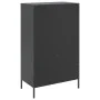 Aparador de acero negro 68x39x113 cm de , Aparadores - Ref: Foro24-842958, Precio: 141,24 €, Descuento: %