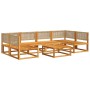 Set de sofás de jardín con cojines 7 pzas madera maciza acacia de , Conjuntos de jardín - Ref: Foro24-3278932, Precio: 733,85...