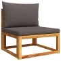 Set de sofás de jardín con cojines 6 pzas madera maciza acacia by , Outdoor sofas - Ref: Foro24-3278823, Price: 547,13 €, Dis...